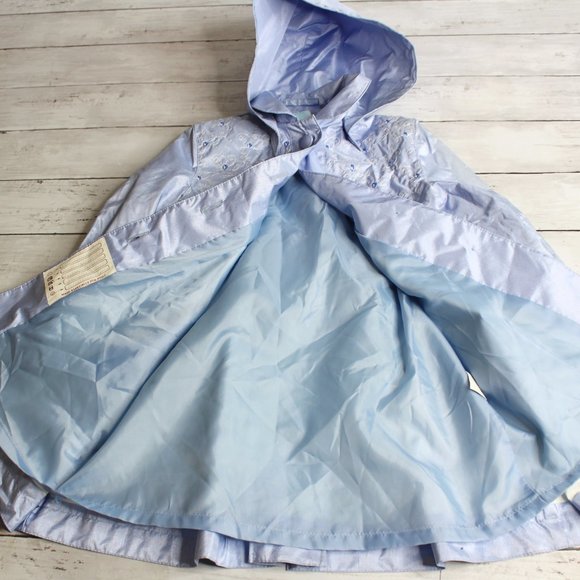 Rothschild Vintage Girls Dress Jacket Size 2T Periwinkle Blue Embroidered - Picture 2 of 7